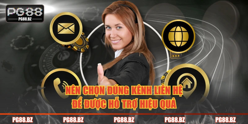Nên chọn đúng kênh liên hệ để được hỗ trợ hiệu quả